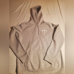 Gray Hoodie with Logo